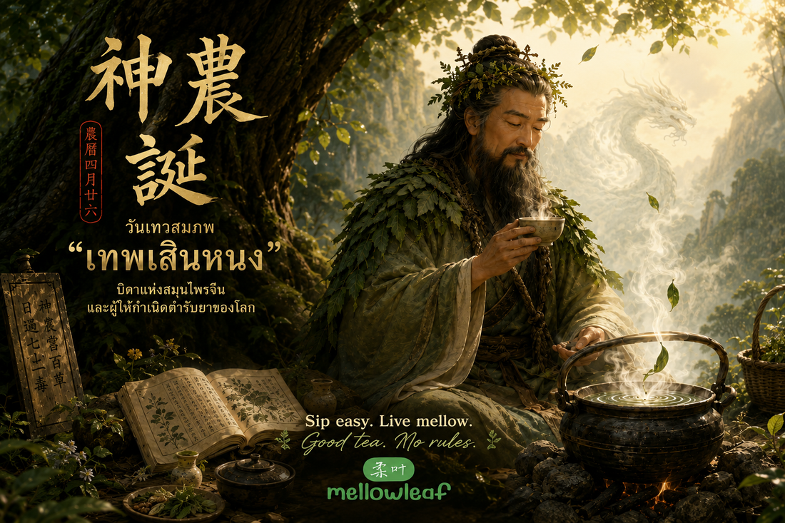 เทพเฉินหนง: ต้นกำเนิดชาสมุนไพรและศาสตร์การบำบัดด้วยธรรมชาติ